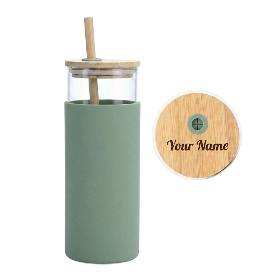 1782708027_Custom Borosilicate Glass Tumbler with Bamboo Straw- 3